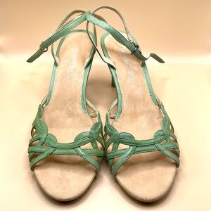Retro Light Green Heels by Aerosoles
